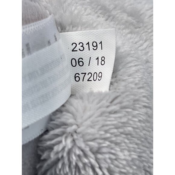 CARTER'S 14.5" Gray Plush Velour & Satin Elephant Security Blanket LOVEY EUC - Picture 5 of 5